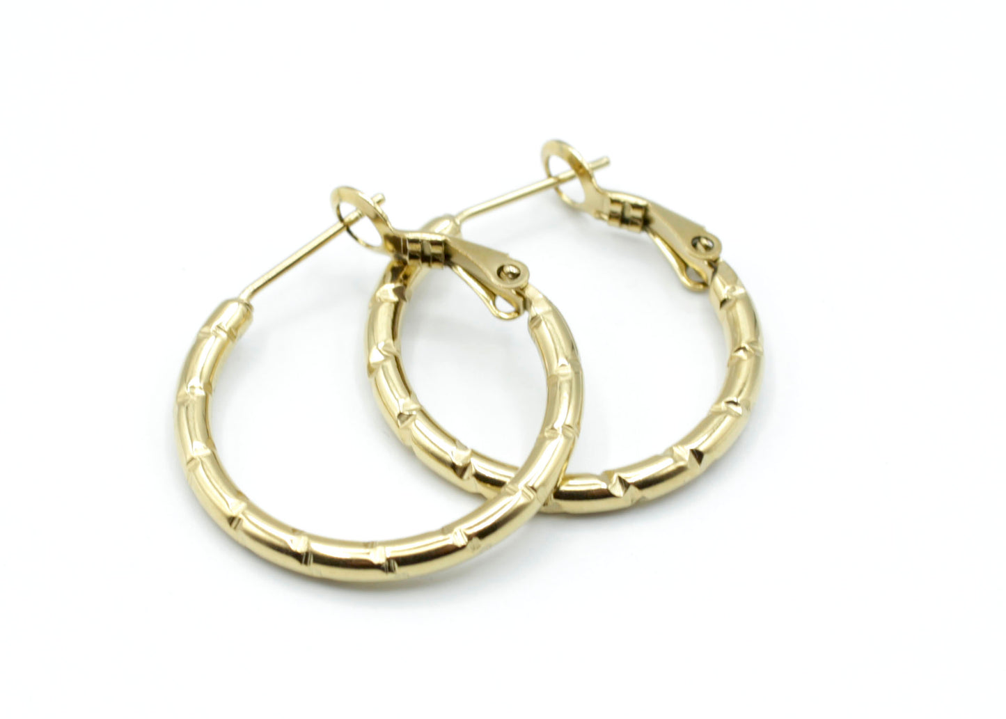 Pendientes de Aro Bamboo Pai - delacabra