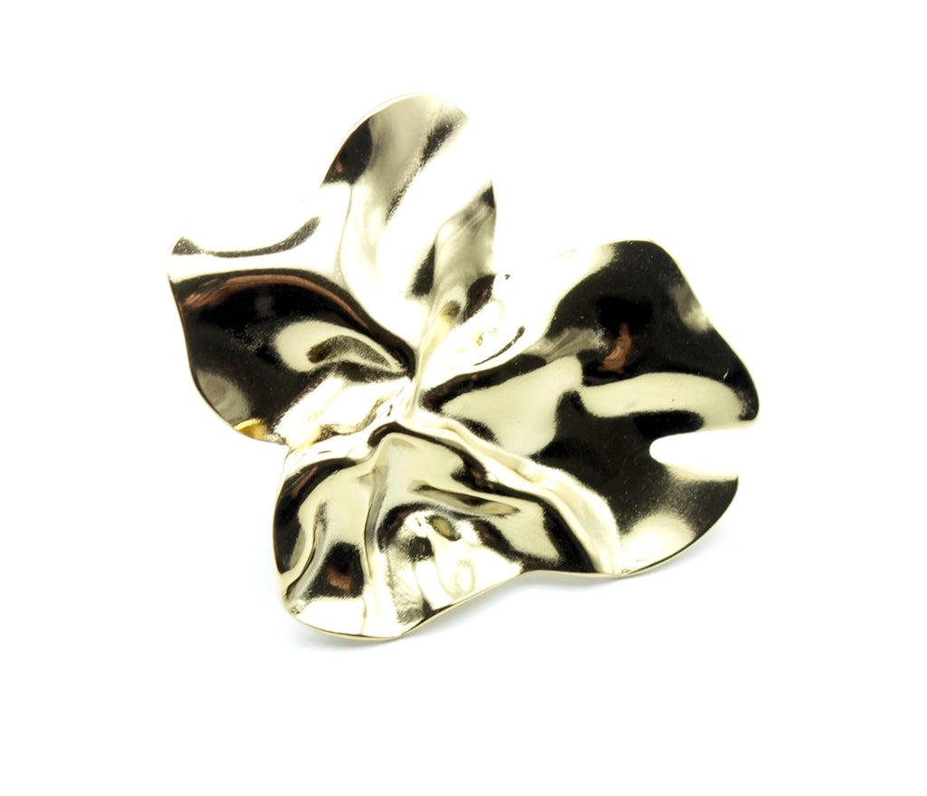 Anillo Lys acero inoxidable dorado acabado brillante resistente y armonioso con el otoño- delacabra