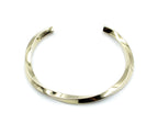 Brazalete Sweet Twist acero inoxidable dorado calidad y acabado premium - delacabra