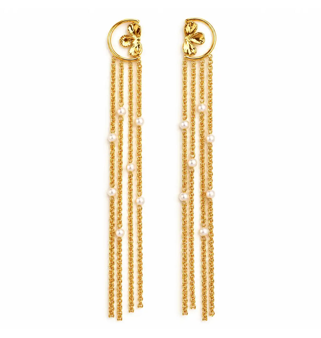 Pendientes Largos Dahlia
