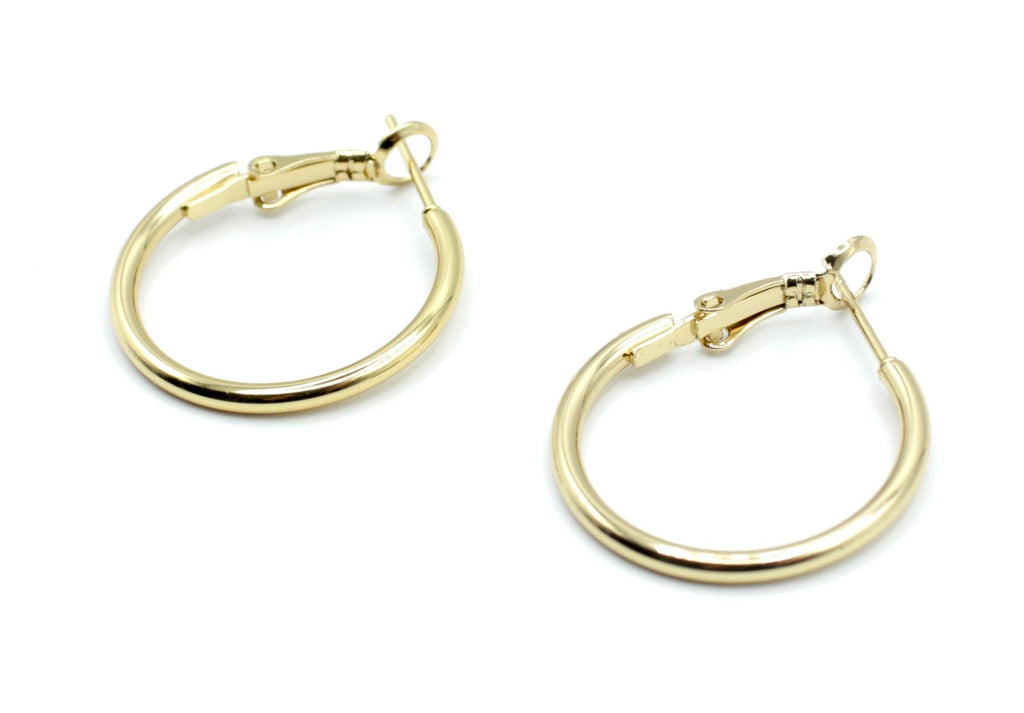 Pendientes de Aro Mini Dorados - delacabra