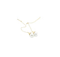 Pendientes largos Ivory acero inoxidable dorado descomplicados para muchas ocasiones, resistentes al agua e hipoalergénicos. Delacabra