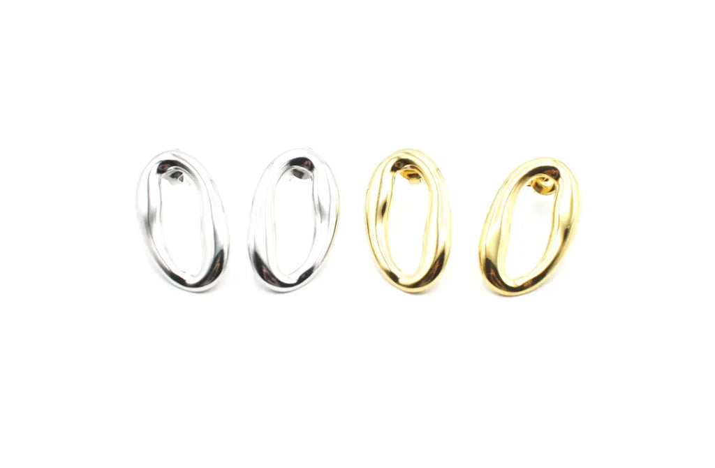 Pendientes Soleil acero inoxidable dorado ligero y versátil se puede combinar con otros accesorios, tamaño ideal para uso diário. - DELACABRA  