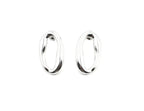 Pendientes Soleil acero inoxidable plateado diseño contemporáneo y artístico perfecto para destacar con un accesorio llamativo. resistente al agua. - DELACABRA