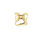 Anillo Coralina plata con grabado que simula el arrecife coralino. Joya de acero amable con la piel DELACABRA.