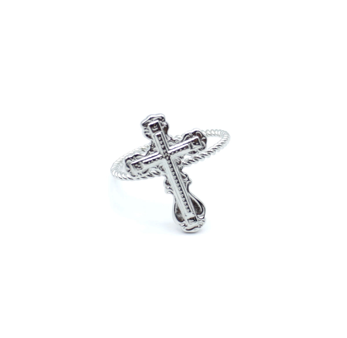 Anillo Paz acero inoxidable plateado, diseño atemporal con mucha magia, resistente al agua e hipoalergénico. - delacabra