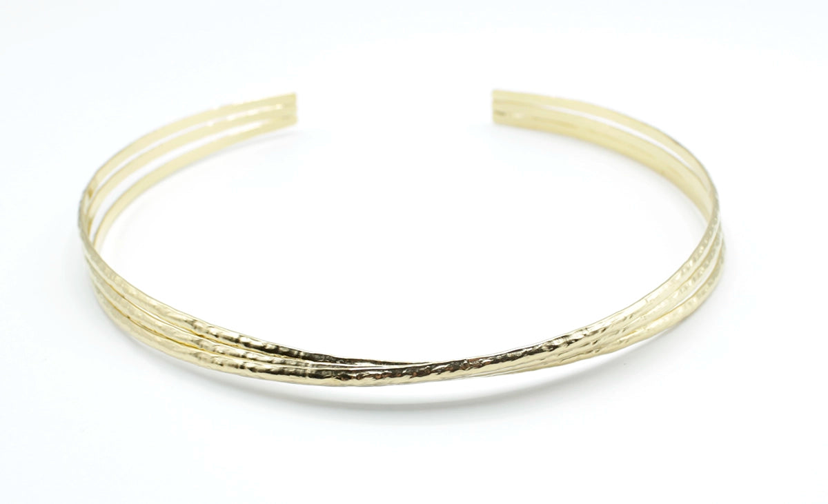 Collar Gold acero inoxidable dorado ideal para looks elegantes, sobrios, estilo delicado y con caracter, acabado brillante. - DELACABRA