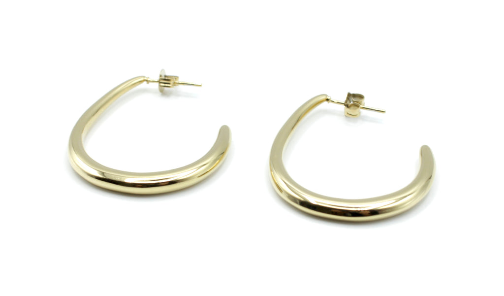 Pendientes dorados Destello de acero inoxidable duradero, hipoalergénicos y resistentes al agua -DELACABRA