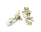 Pendientes Alma acero inoxidable dorado diseño realista tridimensional que refleja la belleza de la naturaleza, acabado pulido mate. - DELACABRA