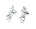 Pendientes Alma acero inoxidable plateado ideal para quienes buscan destacar con un detalle sutil y encantador, hipoalergénico. - DELACABRA