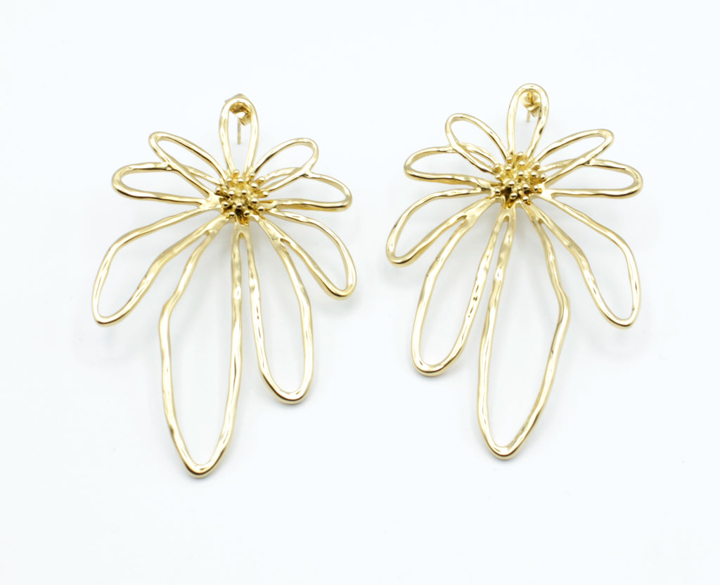 Pendientes Hibiscus - delacabra